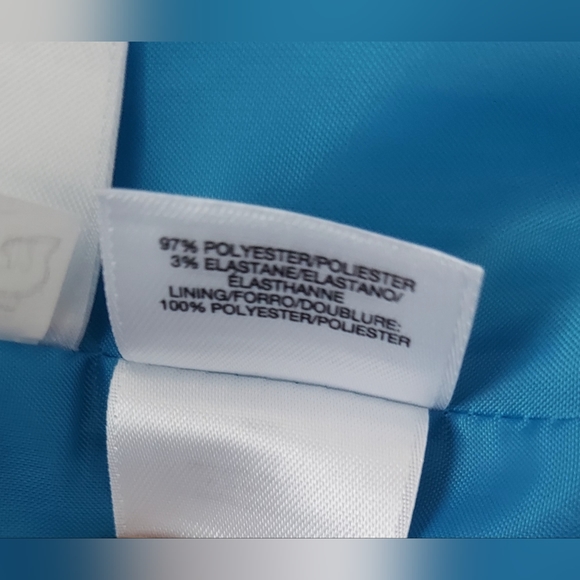 Jones Studio Separetes Blazer Blue Cobalt Open Front Long Sleeves Lined Size M - Picture 8 of 8